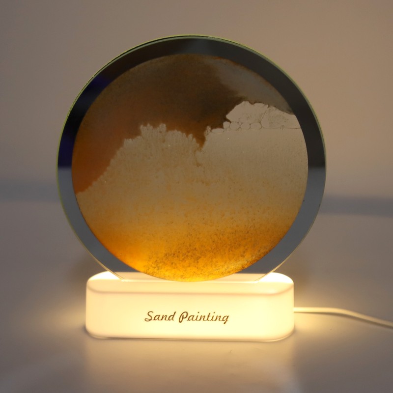 Quicksand Painting Light USB Plug in Eye Protection Art Decoration