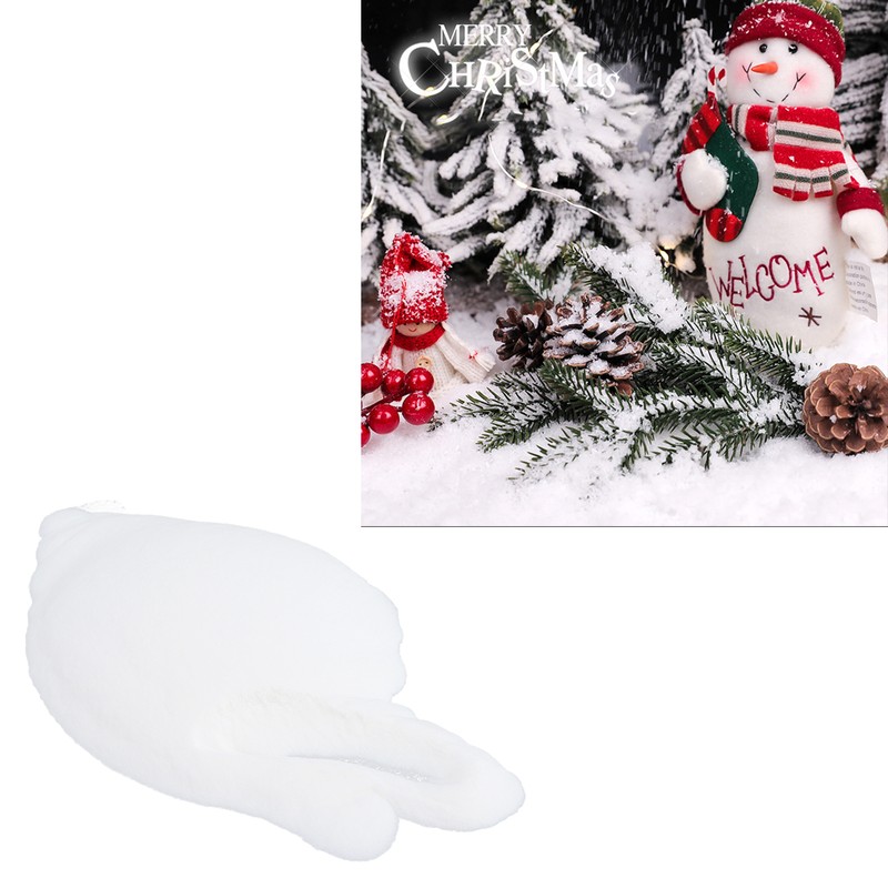 Snow Powder White Small Granular Fake Artificial Snow for Christmas