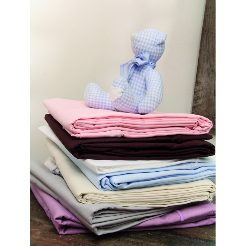 PMP Flat Sheet, White, 120 x 180 cm