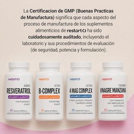 Restart Ultra D3 K2 MCT | Complejo de Vitamina D3 Vegana y K2 (MK-7) con Aceite MCT | Sinergia de Máxima Absorción y Biodisponibilidad | GMP | 60 Cáps