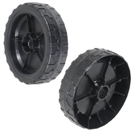 SPARES2GO Front Wheel compatible with MacAllister Lawnmower (Pack of 2 Wheels)