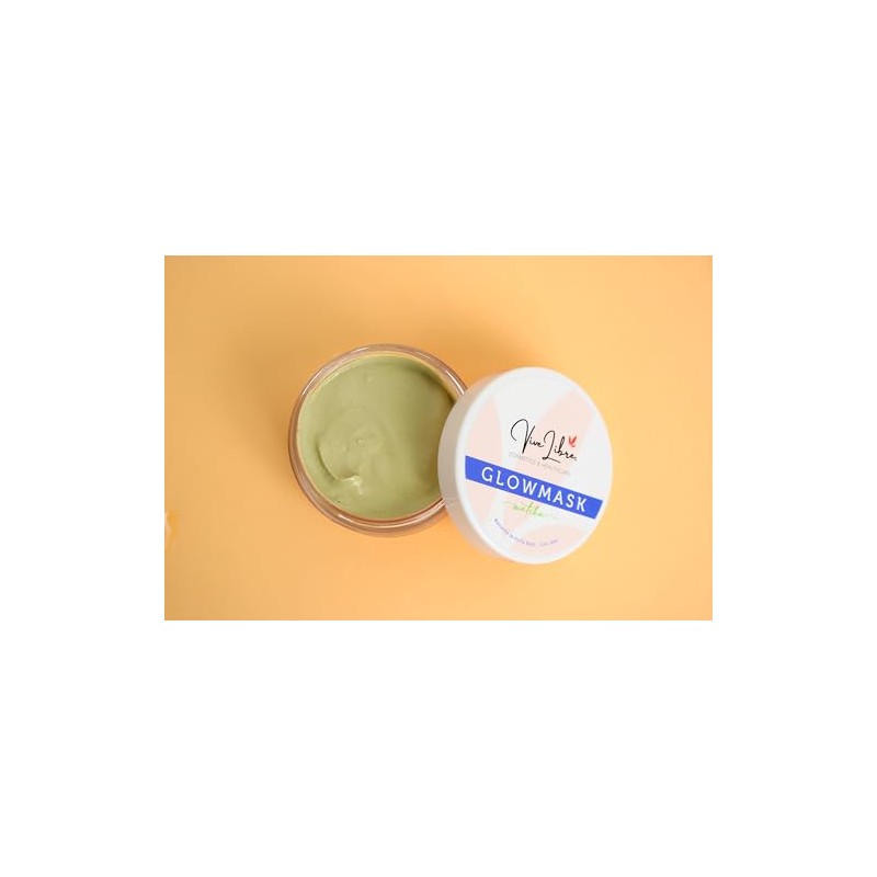 Matcha Glow Mask-Mascarilla de Arcilla Antioxidante- Vive Libre Cosmetics &