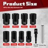 STXDY 10Pcs Bolt Nut Extractor Set, 1/2-Inch Stripped Bolt Extractor