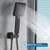 POP SANITARYWARE All Metal Matte Black Handheld Shower Head, Luxury