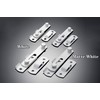 2 Packs Barn Door Latches，Matte White Stainless Steel barn gate