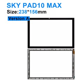 For Sky Devices 10.1" Digitizer Touch Screen Glass Panel For SKY Devices Pad 10 / 10 MAX Tablet - Sky Pad10 Max - Version A