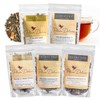 Plum Deluxe Loose Leaf Tea Set, Caffeinated, Variety Pack for