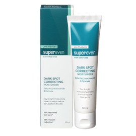 John Plunkett's SuperEven Dark Spot Correcting Moisturiser 60ml – Lightens Dark Spots, Evens Skin Tone & Reduces Redness for a Smooth, Radiant Complexion