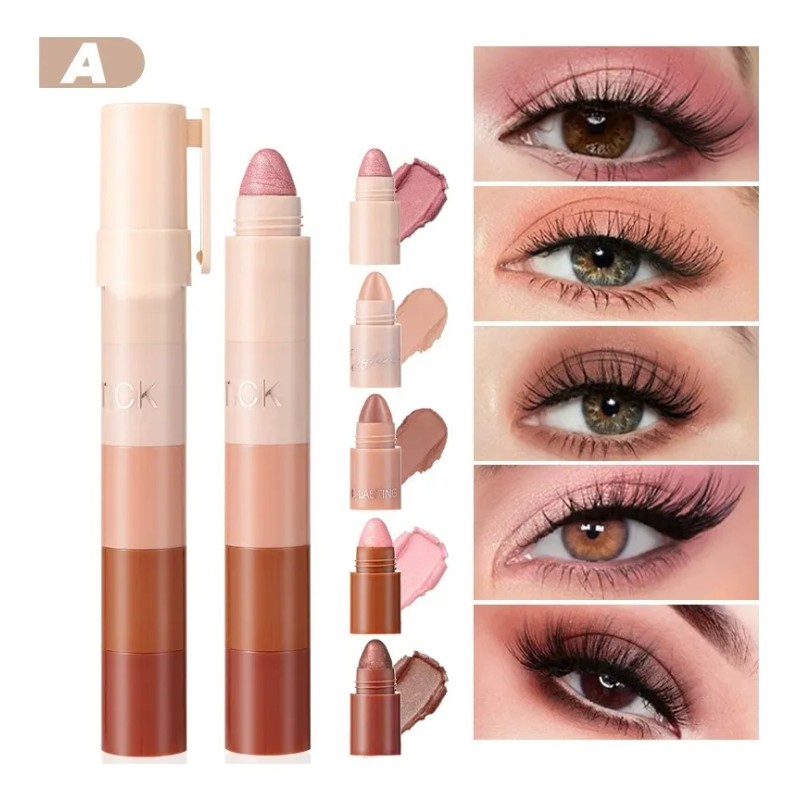 2 Sombra Para Ojos En Barra Varios Tonos Perla Impermeable