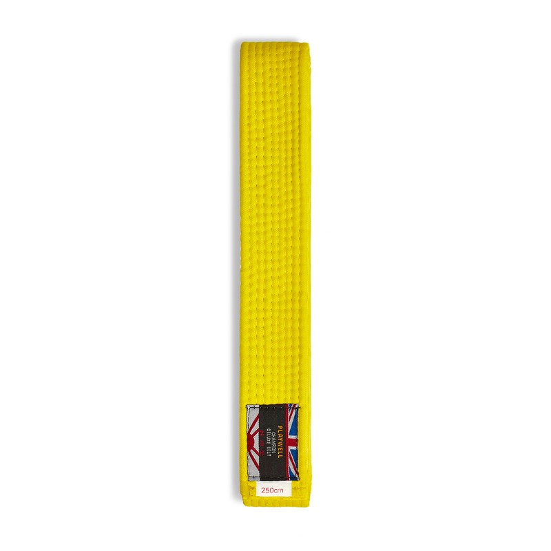 Playwell Martial Arts Cotton Solid Coloured Grading Belt - (Karate,