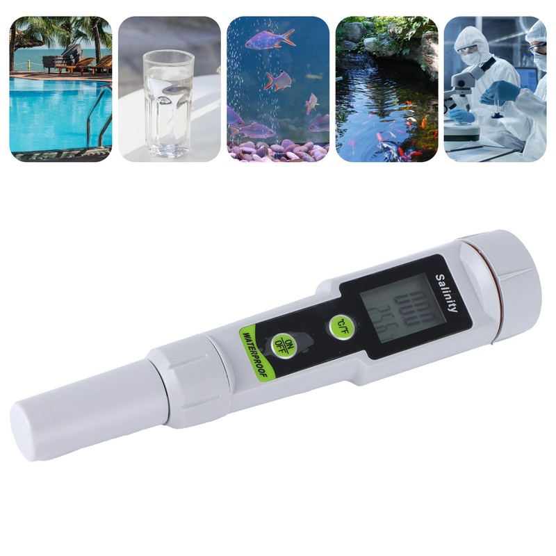 Salinity Meter Digital PenType Salinity Tester for Seawater Salt Water