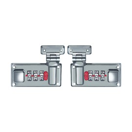 Zinc Alloy Suitcase Locks Security Padlock 3 Digit Combination Travel Padlock for Luggage Suitcase Wine Cabinet Office Cabinets Silver