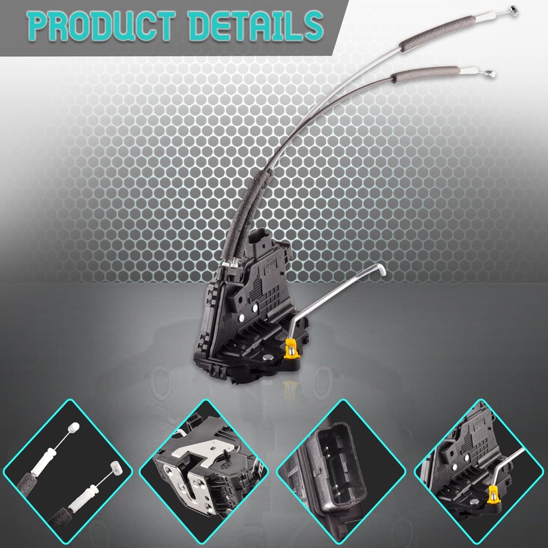 Rear Left Door Lock Actuator Compatible for Kia Soul 2011-2013