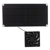 Solar Powered Fan Portable Monocrystalline Silicon 10W IP65 Waterproof Exhaust