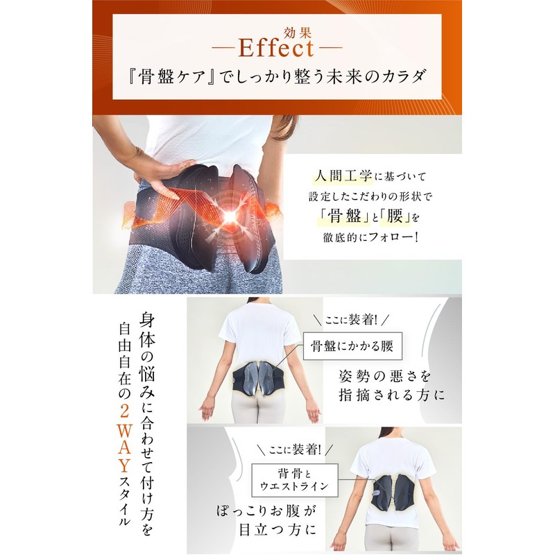 Wavewave Waist Supporter, Strong Waist Corset, Lumbar Spine, Pelvic Support,