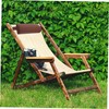 Outanaya Beach Chair Cushions Comfortable Headrest for Deck Chairs Removable
