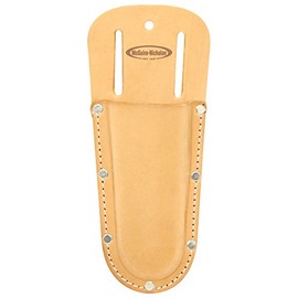 McGuire-Nicholas Saddle Leather Plier Holder | Rounded Bottom Tool Holder with Slots for Attachment to Belts
