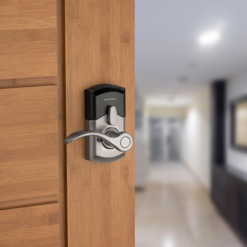 Kwikset SmartCode 955 Pembroke Light Commercial 10-Button Keypad Electronic Lever,
