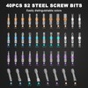 42 in 1 Magnetic Screwdriver Set, Multi Bit Magnetic Ratcheting