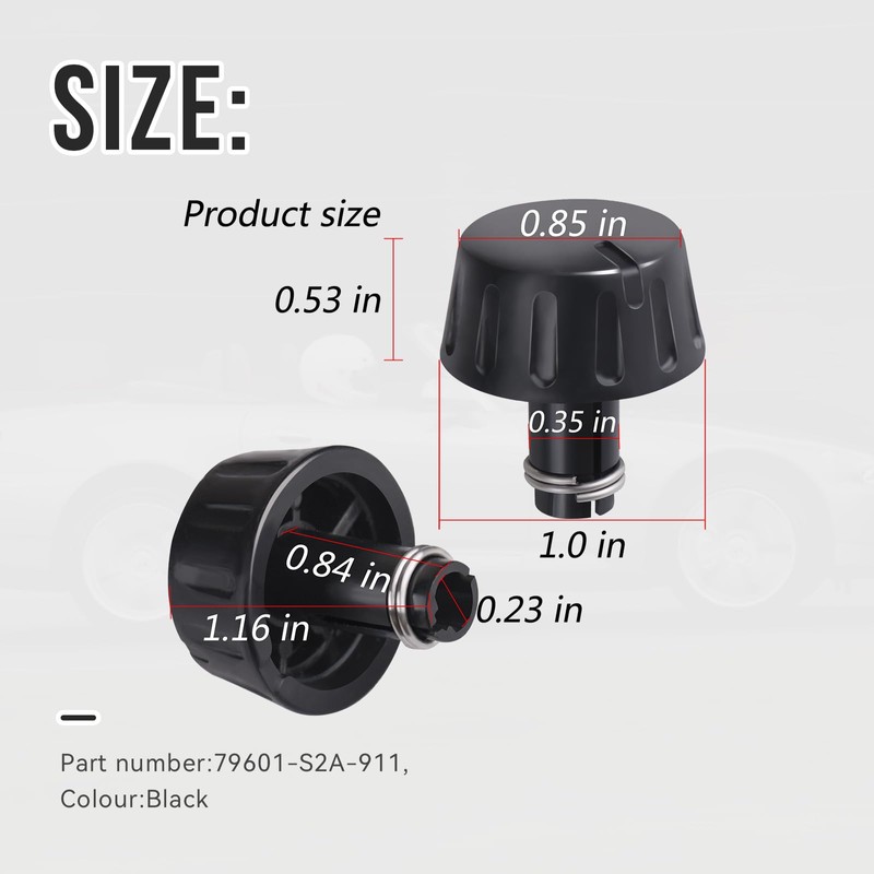 SeDeplacer 79601-S2A-911 Climate AC/Heater Control Knobs/Dash Cluster Switch Heater Control