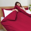 Imperial Rooms Single Duvet Cover Set Brushed Microfiber Plain Bedding