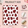 Qnhij Ladybug Spiral Notebook 5.5x8.3, Ladybird Notebook, Ladybug Gifts for