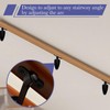 HOME MASTER HARDWARE Handrail Stair Brackets, Heavy Duty Hand Rail