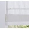 Roman Blind with Eyelets Opaque White Width 80 x Height