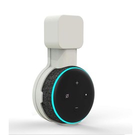 Socket Wall Mount Stand Hanger for 3rd Generation Smart Home 3rd Generation Speaker for Kitchen Bedroom Bathroom Speaker Hides Messy Cables (1 Piece, White)