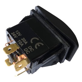 Momentary Motor Polarity Reverse reversing Rocker Switch Control DPDT DC 12V or 24V（on） Off（on