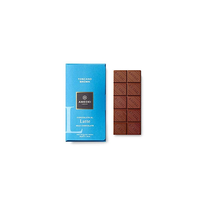 Amedei Toscano Brown Chocolate Bar