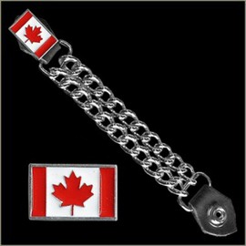 Tuning_Store Biker Vest Extender Canadian Flag Made in USA Motorcycle Bell Gremlin Guardian h Cool Tuning