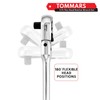 TOMMARS Flex-Head Stubby Ratchet Set, 1/4", 3/8", 1/2" Drive Flexible