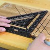 7.5" Magnetic Rafter Square with Jig Block - Multi-Angle Measuring
