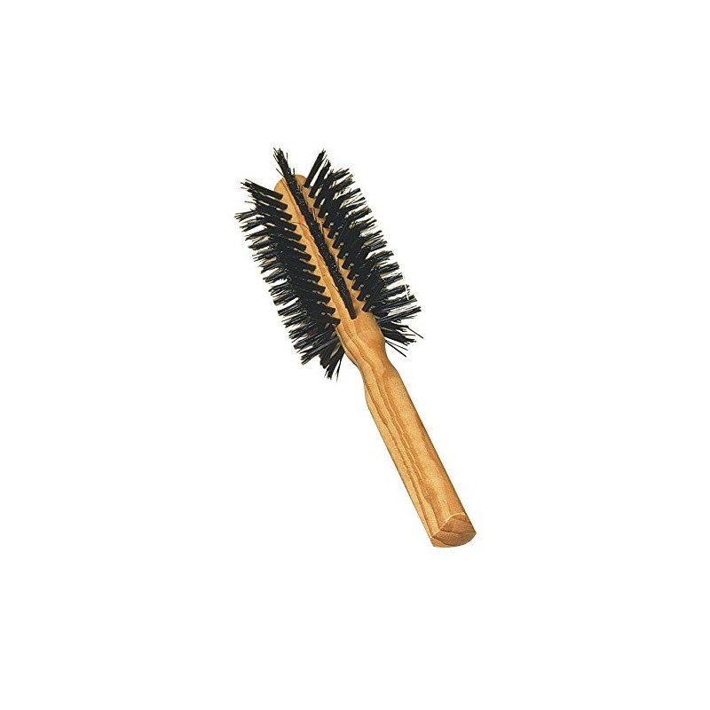 Redecker Round Olive Hairbrush