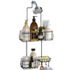 Epicano Shower Caddy Hanging, Anti-Swing Over Head Shower Caddy Rustproof