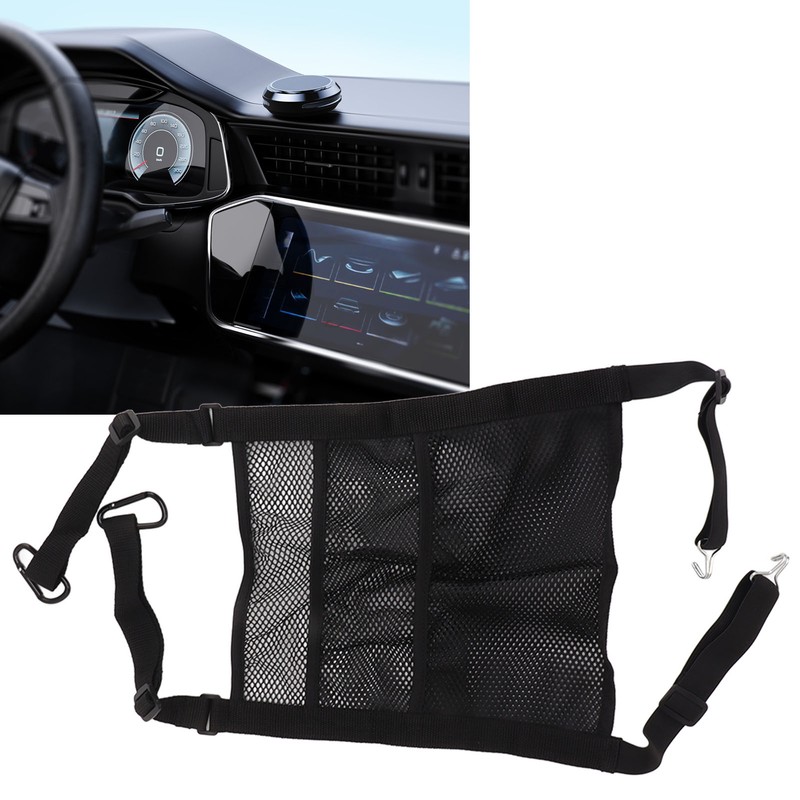 Car Net Bag Barrier 3 Layer Stretchable Universal Backseat Mesh