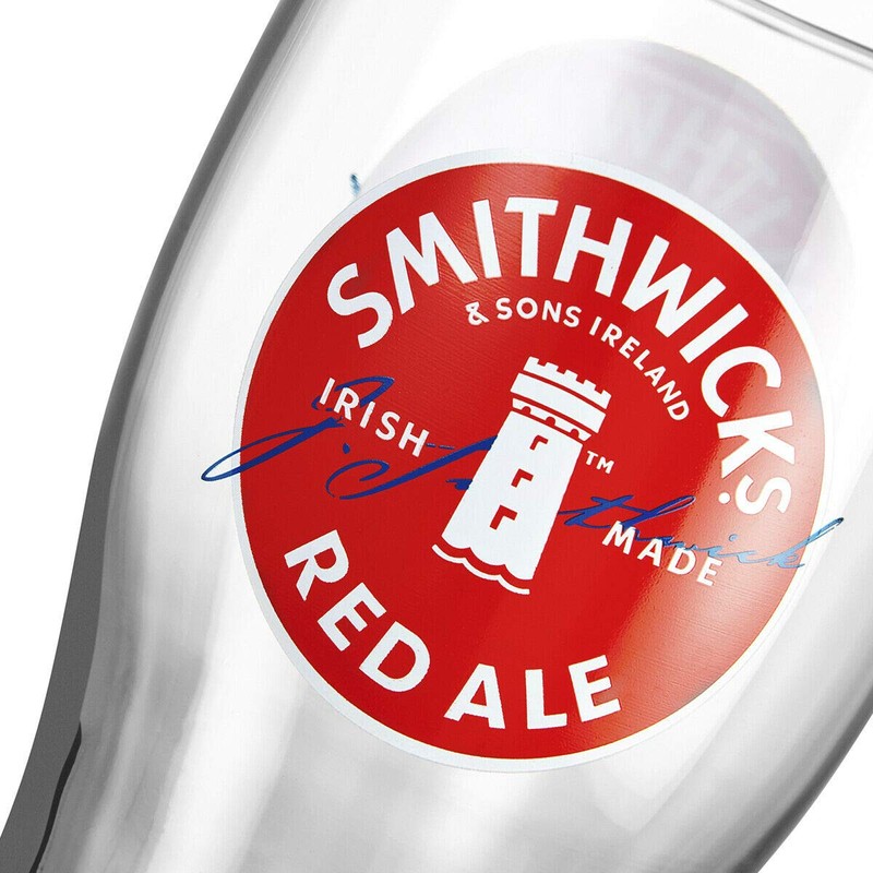 Smithwick's Irish Red Ale Signature Pub Glass Imperial 20oz Pint
