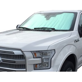 HeatShield, The Original Windshield Sun Shade, Custom-Fit for Ford F-150 Truck (Standard Cab) w/Sensor 2015, 2016, 2017, 2018 Silver Series