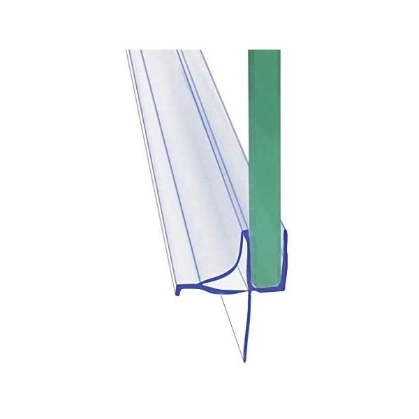 Frameless Shower Door Bottom Seal Shower Sweep with Drip Rail