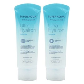 Super Aqua 미샤 수퍼아쿠아 울트라 히알론 필링젤 100mlx2개 Missha Super Aqua Ultra Hyalon Peeling Gel 100ml x 2pcs