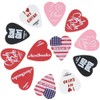 ChromaCast CC-HS-LT Heart Shaped Picks, Light, 12-Pack