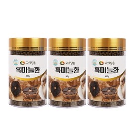 Goydam-eun Black Garlic Pills Black Garlic Clay Garlic Fermented Black Garlic Dried Garlic Pills / 흑마늘환 검은마늘 흙마늘 발효 흑마늘 건조 마늘환