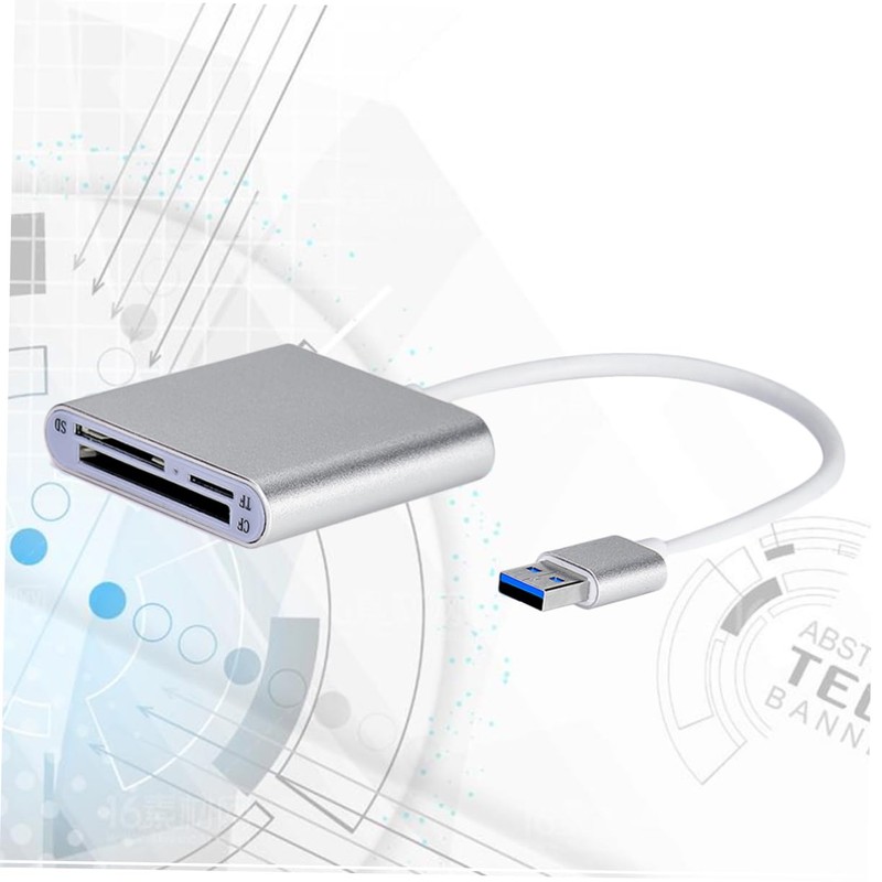 KICHOUSE USB 3.0 CF Reader Lightweight Aluminum Fast Data Transfer