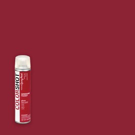 COLORSHOT Gloss Spray Paint, Speeding Ticket (Dangerously Dark Red), 10 oz