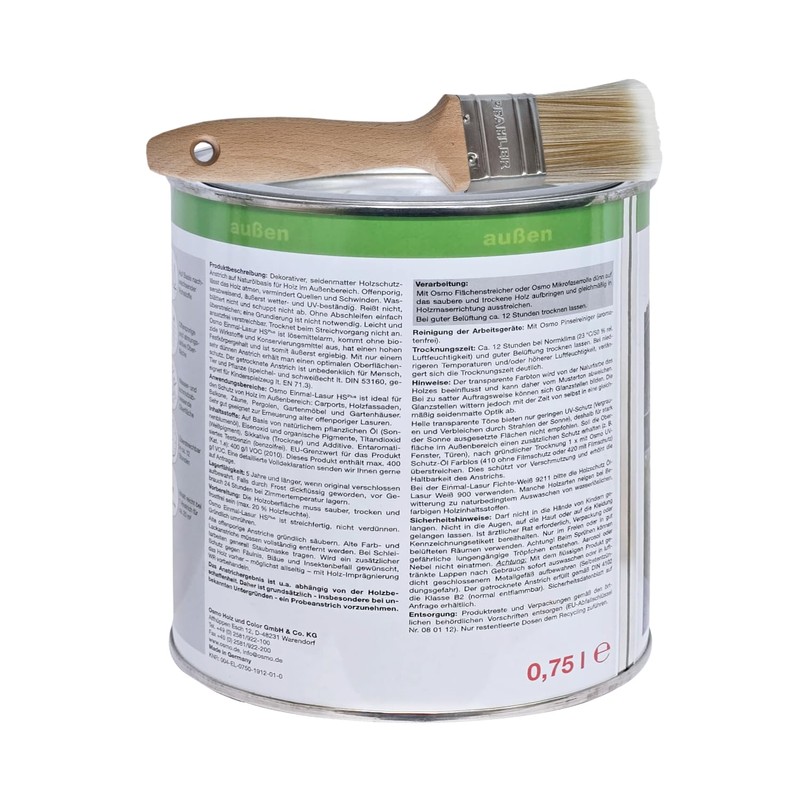 Pfahler Osmo HS Plus Oak 9241 Transparent 0.75 L Tin