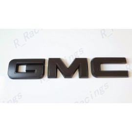 Auto Front Only Matte Black Emblem Overlay 2019-2025 GMC Sierra 1500 2500HD 3500HD