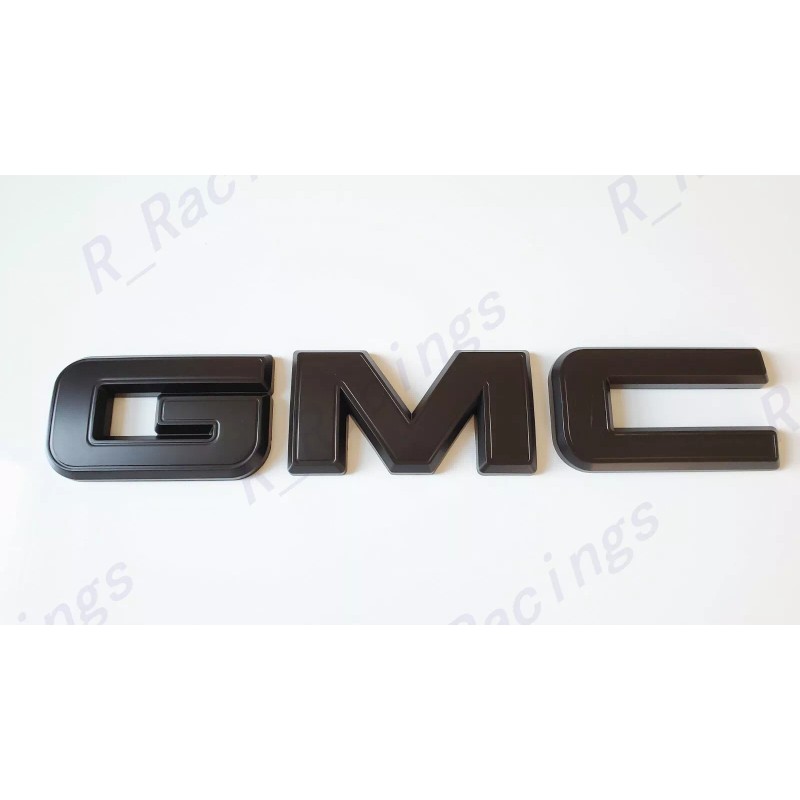 Auto Front Only Matte Black Emblem Overlay 2019-2025 GMC Sierra