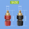 DaFuRui Remote Battery Terminals，8Pack 8mm 5/16" Stud Premium Remote Battery
