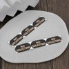 YINETTECH 30PCS No Soliciting Sign Sticker 1.2"x0.6" for Video Doorbell